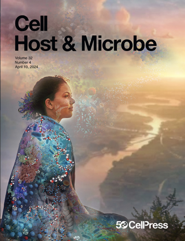 April 2024 Journal Cover Cell Host and Microbe